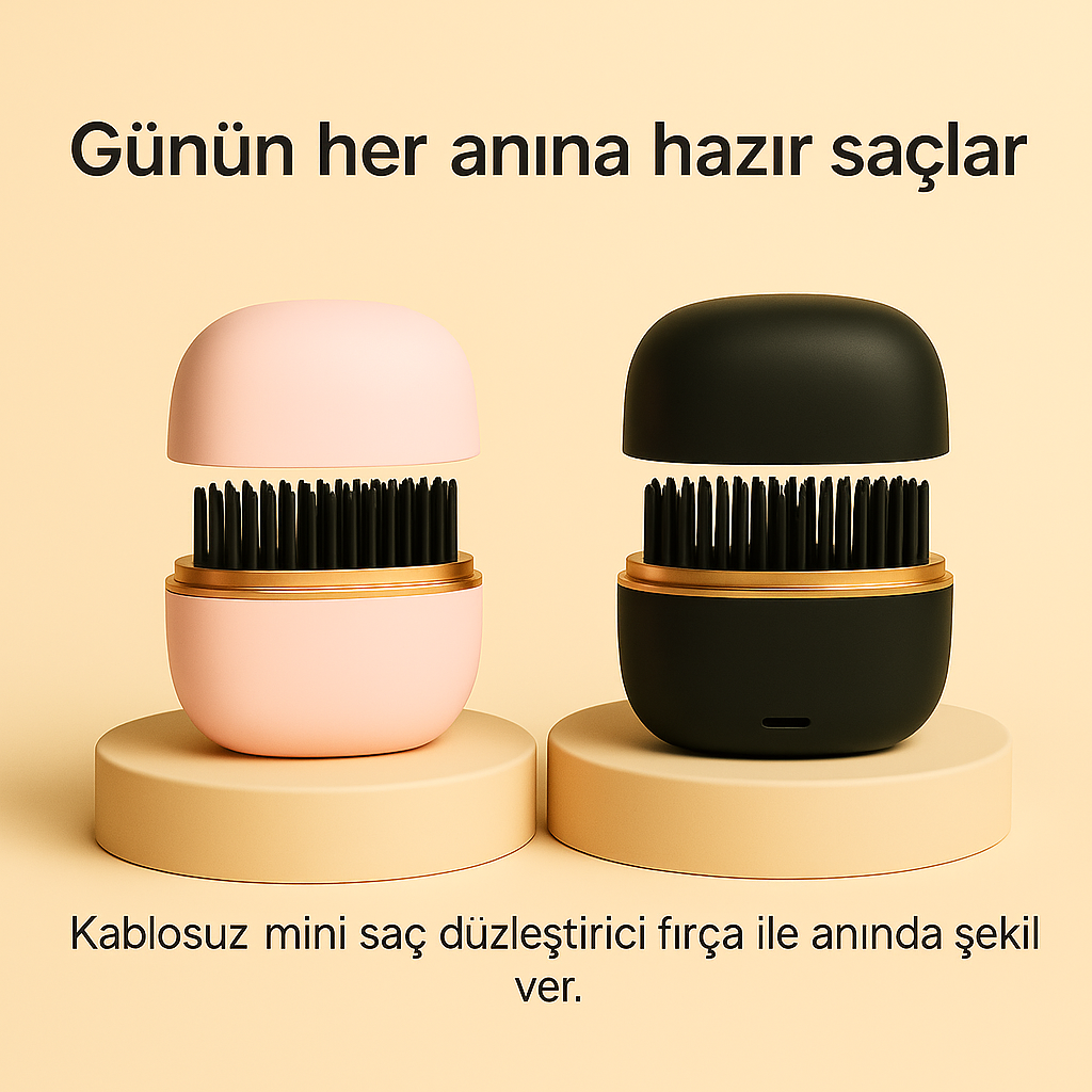 Kablosuz Mini Saç Düzleştirici Tarak